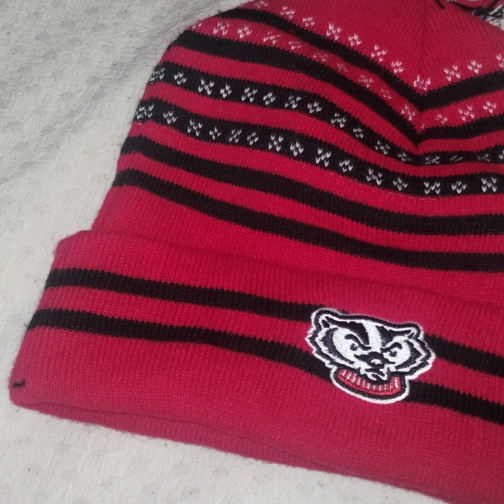 Wisconsin Badgers knit winter hat